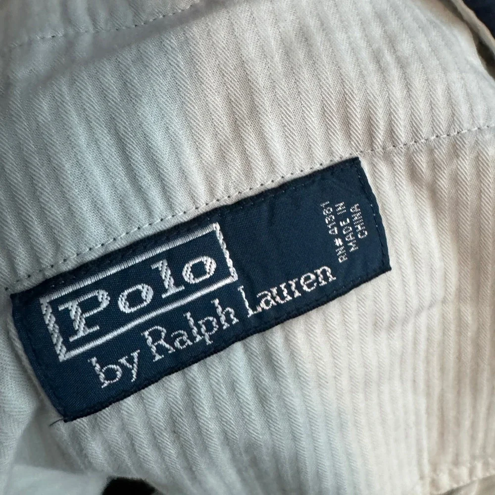 Polo Ralph Lauren Linen Silk Dress Pants Mens 42x30 Navy Pleated Trousers Slacks